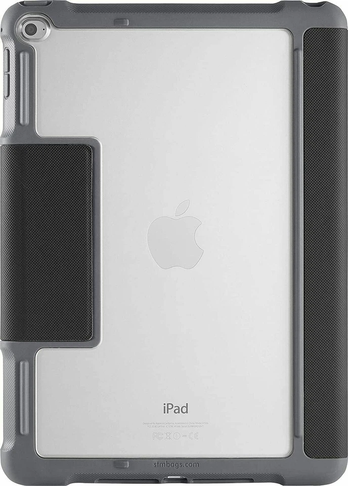 STM Dux Shockproof Case Cover Flip Folio for iPad Air 2 (9.7") - Black - Image 4 of 4