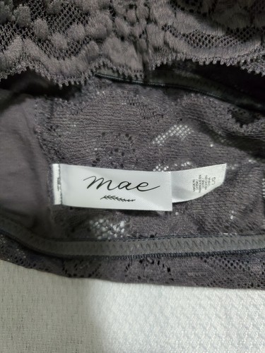 Brand - Mae Women's Lightly Lined Padded Racerback, Rabbit Size Large D5 - Picture 4 of 4