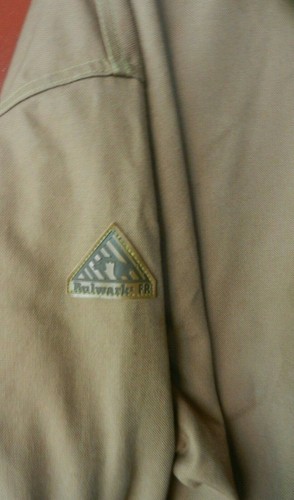 BULWARK Excel Flame Resistant Hooded Jacket Brown Mens XXL - Picture 4 of 8