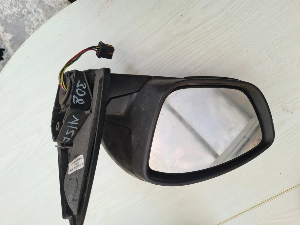 14-17 PEUGEOT 308 LEFT SIDE WING MIRROR BLACK 98088641XT | eBay