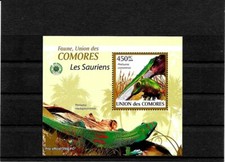 Znaczki -Komory -Zwierzęta -Blok -2009