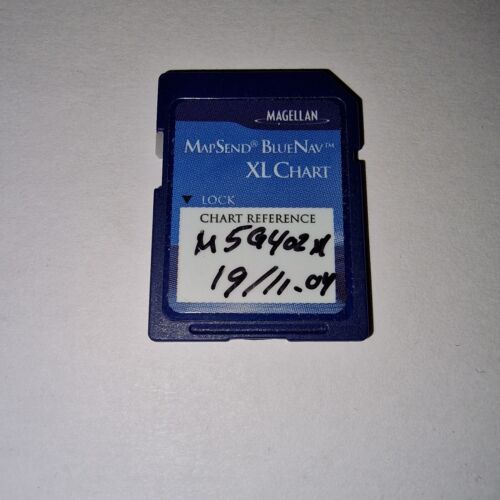 Magellan Mapsend BlueNav XL Chart M5G402XL SD Card - RARE! - Picture 1 of 3