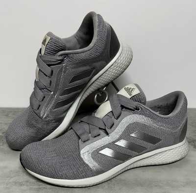 Adidas Edge Lux Women s Size 8 Gray Metallic Athletic Running Shoes