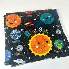 Joann Fabric Snuggle 2.25 Yds Black Space Cotton Flannel Fabric Planets Blanket