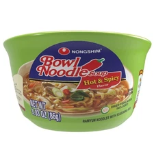 Nongshim Ramen Noodles, Gourmet Instant Ramen bowl, Premium Microwavable Noodle 