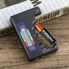 Battery Volt Tester Checker Universal For AA AAA C D 9V 1.55V Cell Coin Battery