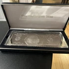 4 oz Silver Bar $100 Bill Proof .999 Fineness. 1998 Franklin Note COA Rare