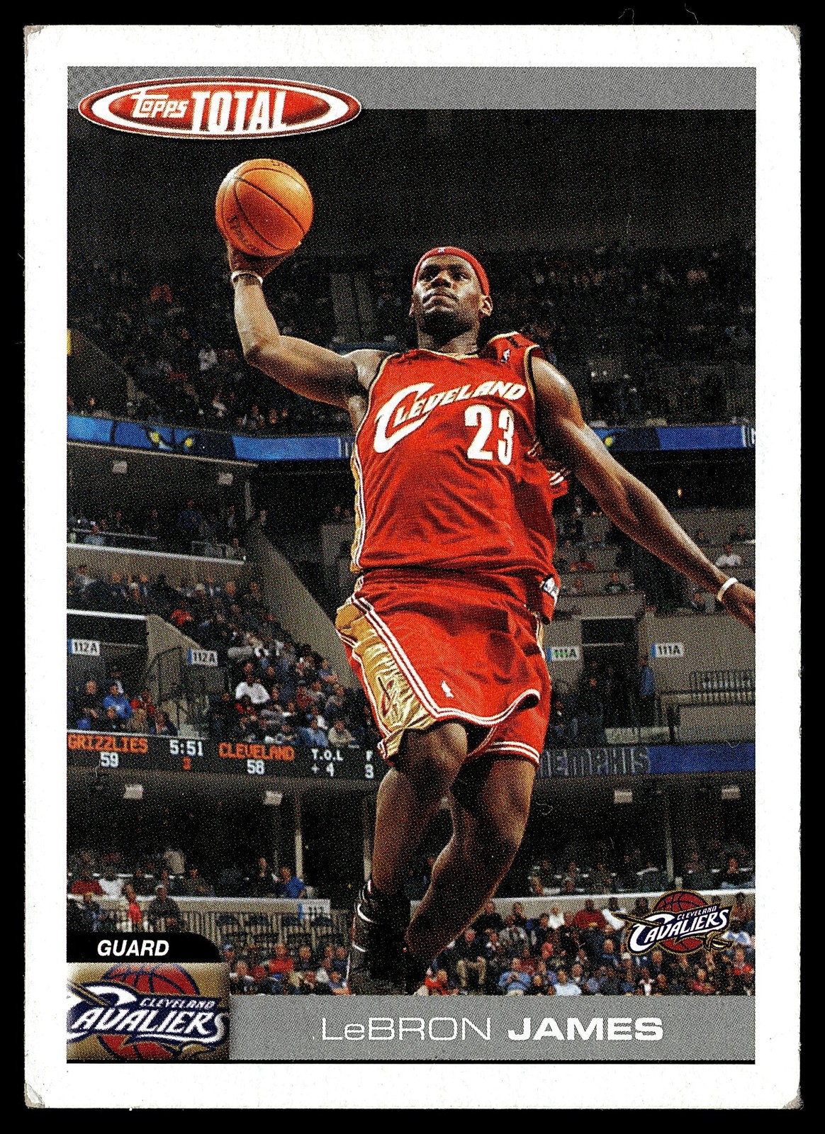2004-05 Topps Total #4 Lebron James