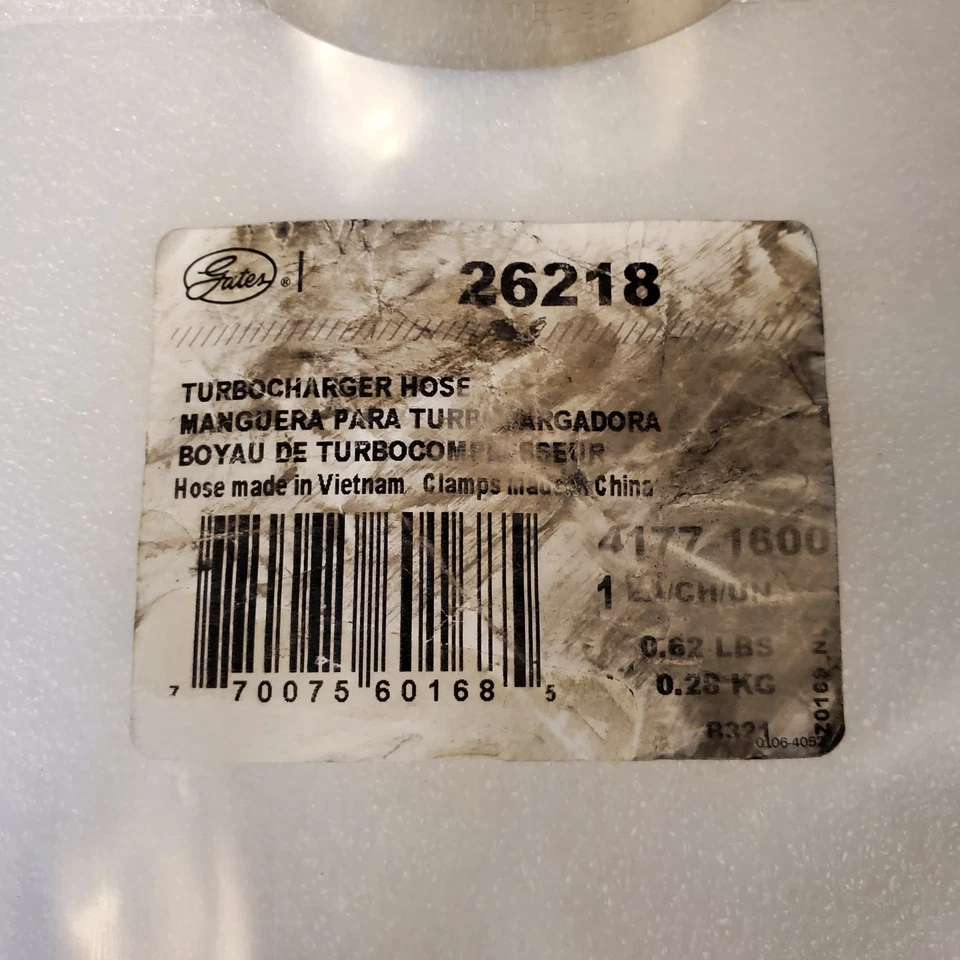 Manguera intercooler 26218 puertas para camioneta F550 F250 F350 F450 Ford F-550 Super Duty Foto 2 de 4