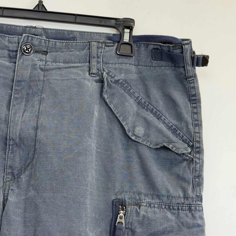 "Pantalones cortos cargo Polo Ralph Lauren para hombre 40 utilitarios militares campo ripstop 9,5"" azul" Foto 3 de 4