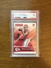 Patrick Mahomes ROOKIE CARD!  2017 Panini Rookies and Stars! MINT PSA9 GRADE
