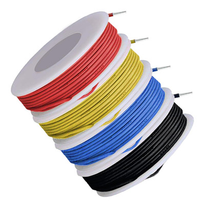 26 Gauge Solid Wire 300V PVC Electrical Wire 26AWG Insulation Tinned Coated Copp