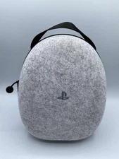 PlayStation Branded CARRYING CASE ONLY For Pulse Elite Headset Gray Felt / Hard