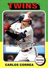 2024 Topps Heritage MLB Baseball Base Singles #1-250 (Pick Your Cards)