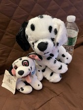 Dalmation 2 dog plush toy,1 is brand new the other excellent pre-owned.