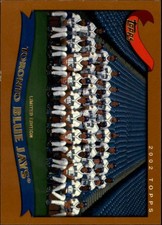 2002 Topps Limited Baseball Card #670 Toronto Blue Jays TC /1950