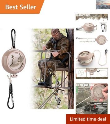 #ad #ad Retractable Bow Hoist 33FT Hunting Retractable Bow Pull Up Rope with Crank H... $10.00