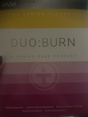 Duo Burn Level Thrive Product Vitamin Patches Weight And Appetite Management