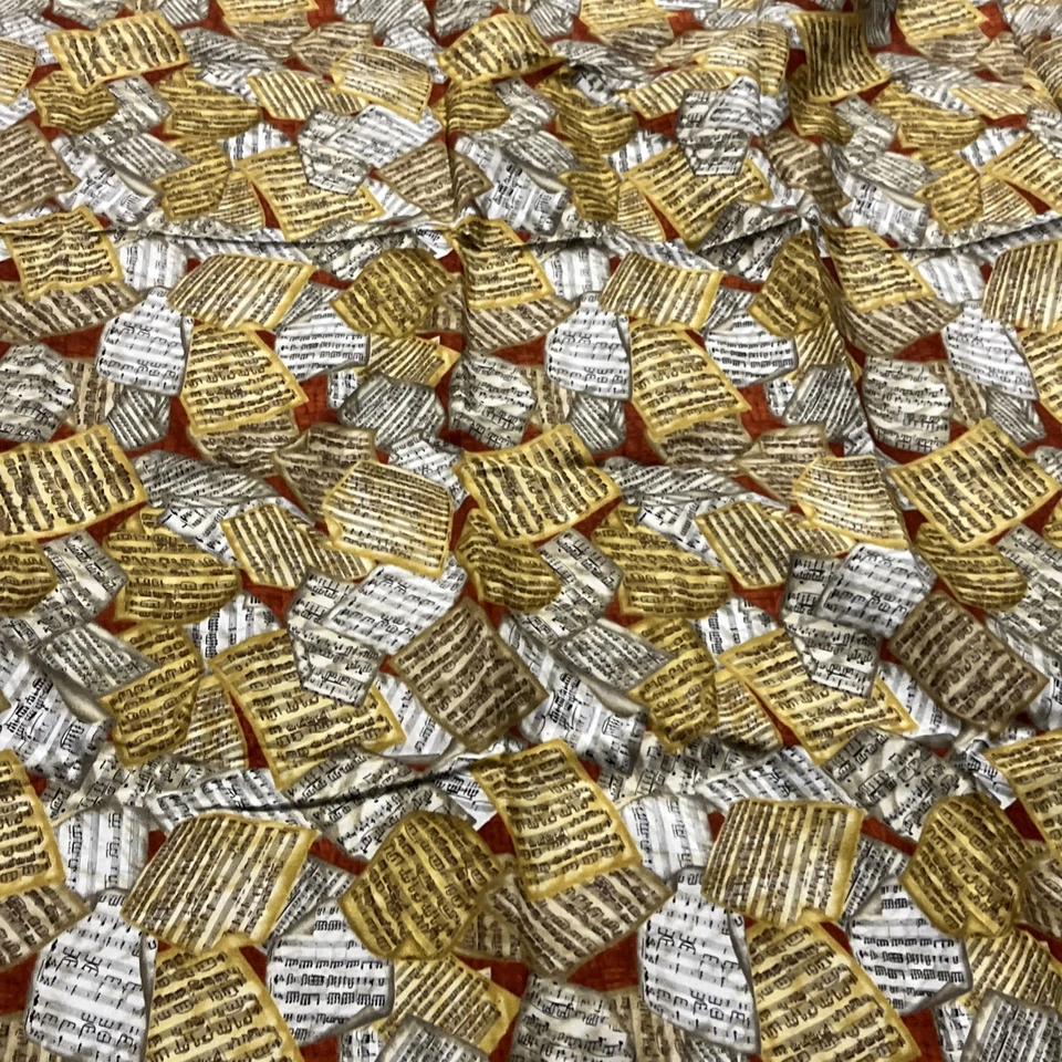 1yrd Of Sheet Music Design Fabric. “Perfect Pitch” By Dan Morris. - Image 3 of 4