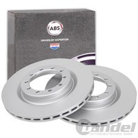 2X A.B.S. Bremsscheiben 290Mm Vorne Passend FüR Renault Mascott Master Renault