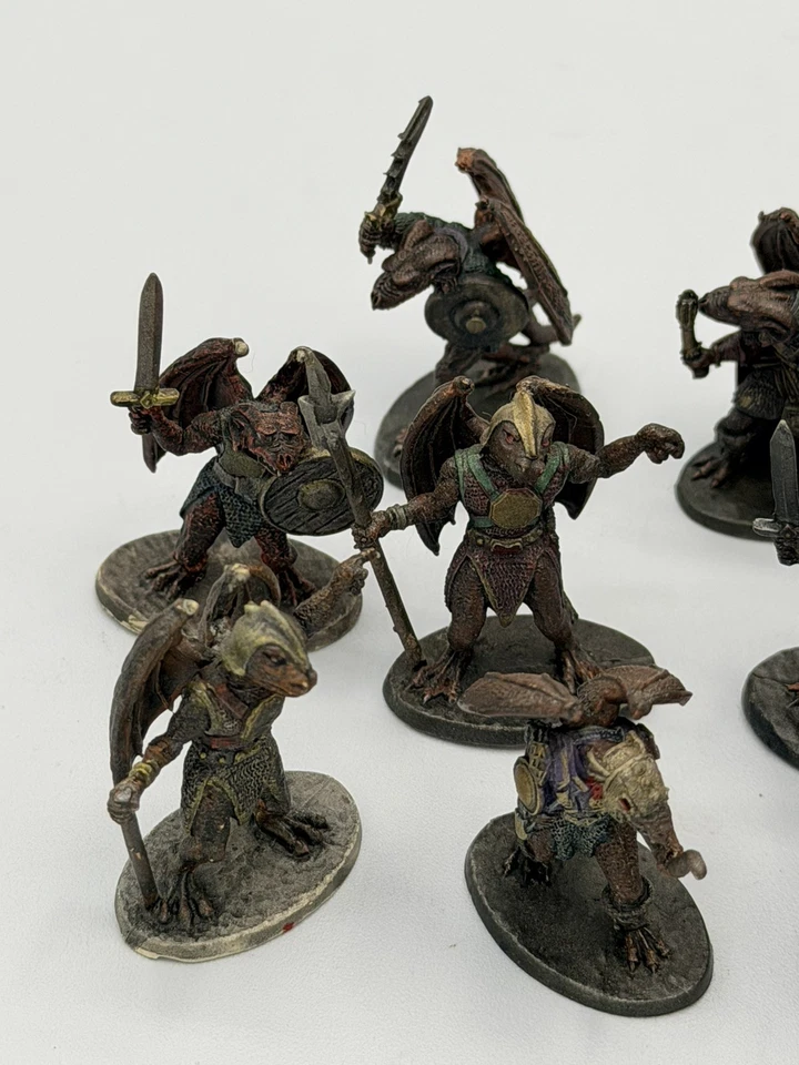 Vintage Lot Of 13 Ral Partha Dragonlance Dragonmen Draconians EXPERTLY PAINTED - Image 2 of 4