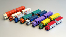 Modellbahn H0 - Konvolut LKW mit Gelenkanhänger 8 Stk. aus Sammlung ohne OVP