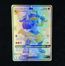The Pokémon Company Lucario GX SV64/SV94 Hidden Fates Shiny Holo Rare Minty on eBay