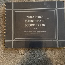 Livre de scores basketball Fontanet Indiana 1950