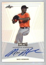 2014 Leaf Metal Draft Silver Prismatic Nick Howard #BA-NH1 Auto 0t3