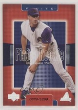 2003 Upper Deck Finite Level One Finite Rookie 376/1299 Chris Capuano #214 dq2