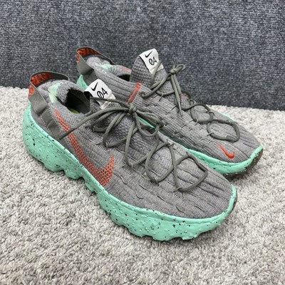Nike Space Hippie 04 Sneakers Gray Green Shoes CZ6398-020 men's size 11