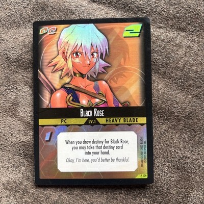 2004 Hack Enemy - Black Rose Foil Card
