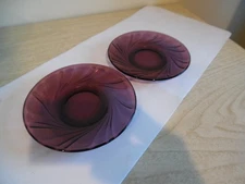 duralex purple swirl saucers set of 2