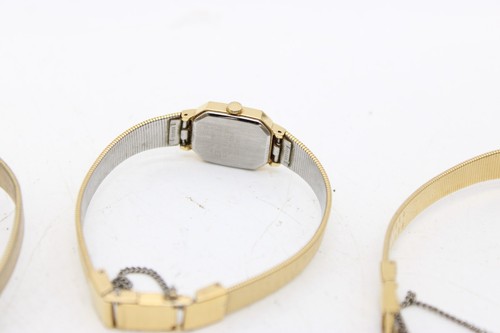A x10 Vintage Ladies Seiko Quartz Wristwatches Inc. Gold Tone, Leather Etc - Picture 20 of 21