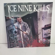 ICE NINE KILLS Band Signed Autographed VIP only 3D Poster Rare Spencer Charnas