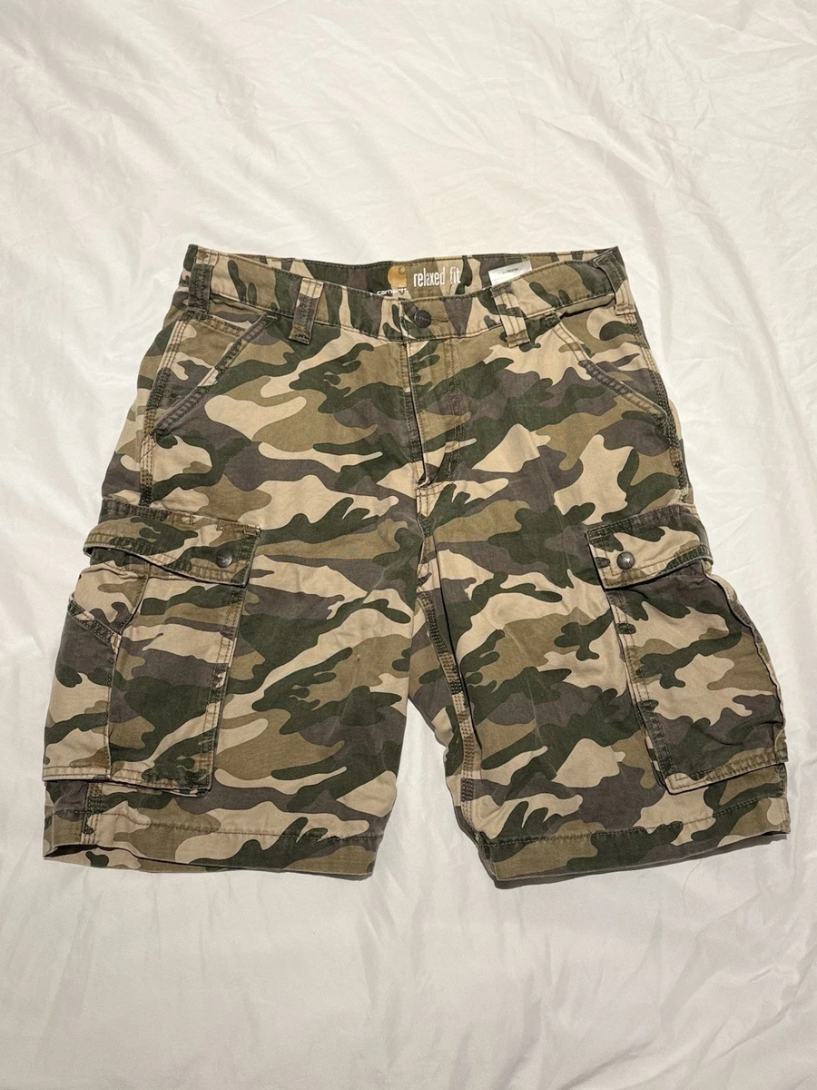 Carhartt 迷彩短裤男式| eBay