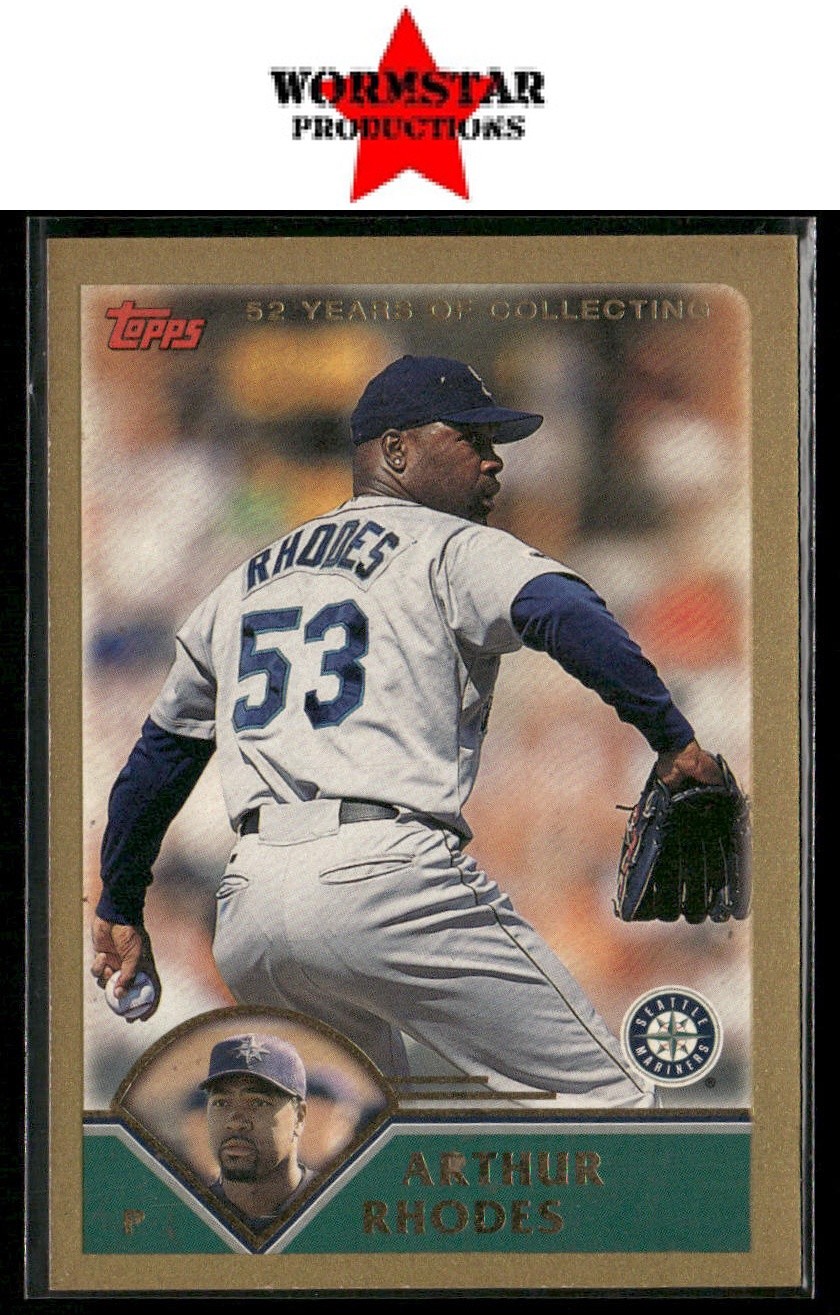 2003 Topps #520 Arthur Rhodes Gold #/2003 Seattle Mariners