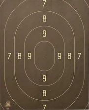 (14 PACK) Official NRA B-18C 50-Yard Action Pistol Target Center, 17.5x21.75, FS