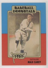 1980-84 SSPC Baseball Immortals 1st Printing Max Carey #85 HOF te2