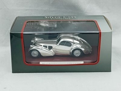 Bugatti Coupé Atlantic | Atlas | Silver-Cars Edition | 1:43 | Modell-Auto