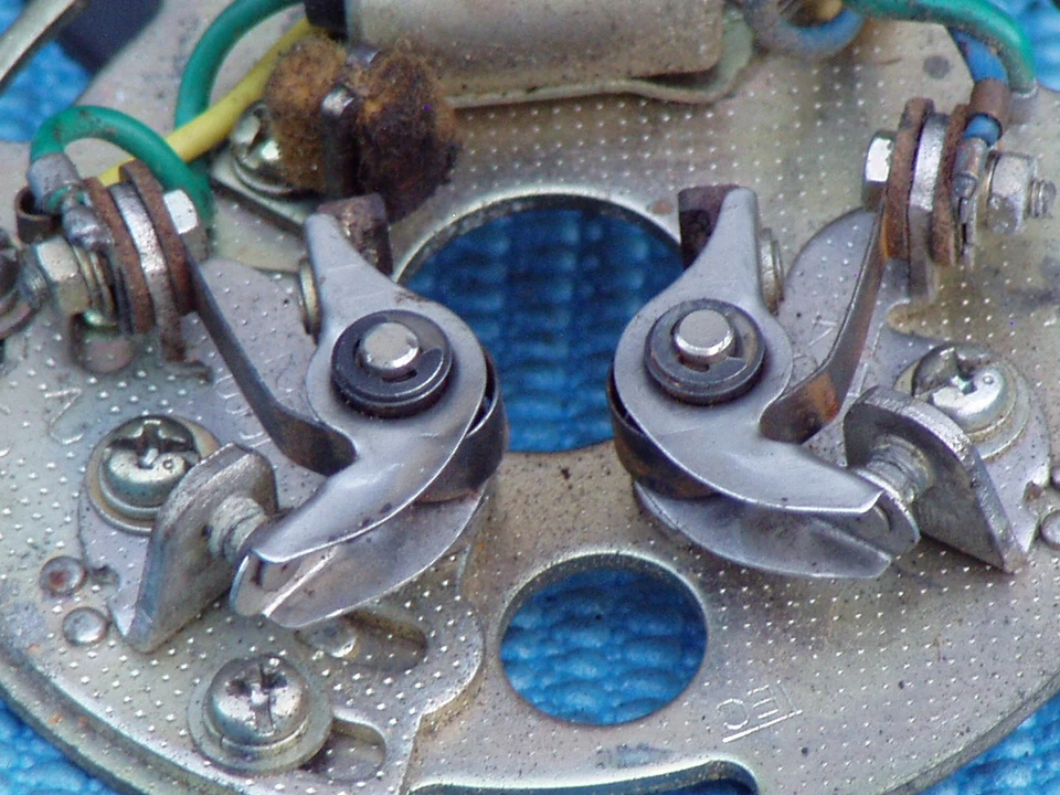 71-78 Honda CB550 CB500 K & F CB750 A Hondamatic точки и точки пластина - Изображение 3 из 4