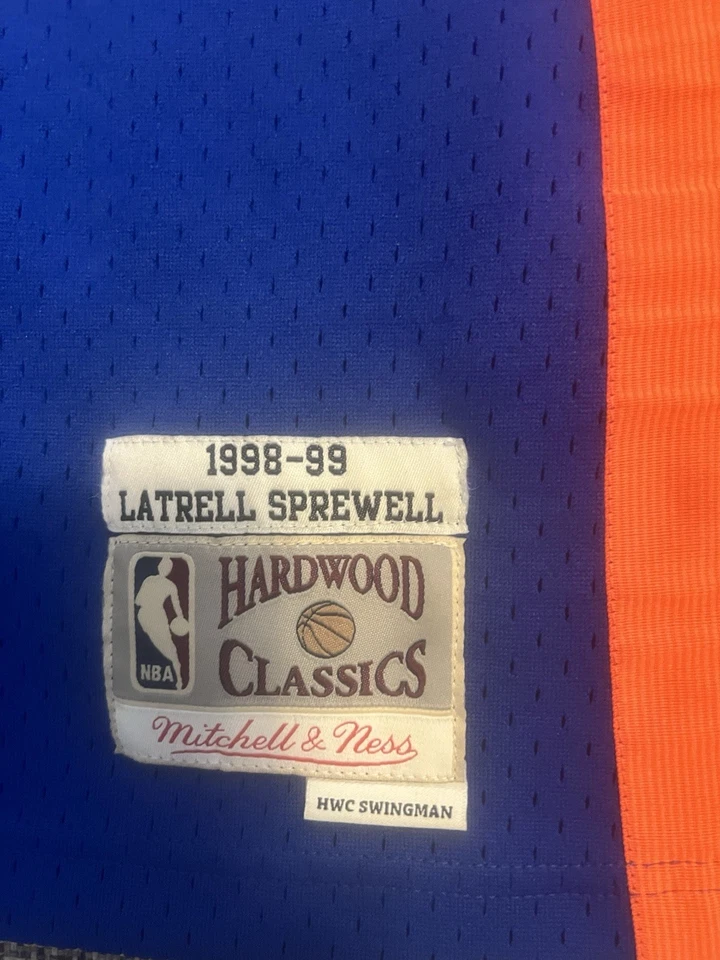 Camiseta Mitchell & Ness Swingman 1998-99 New York Knicks Latrell Sprewell talla mediana Foto 3 de 4