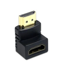 Slimline HDMI Male to Female Right Angled Adapter 270 Degrees And 90 Degree