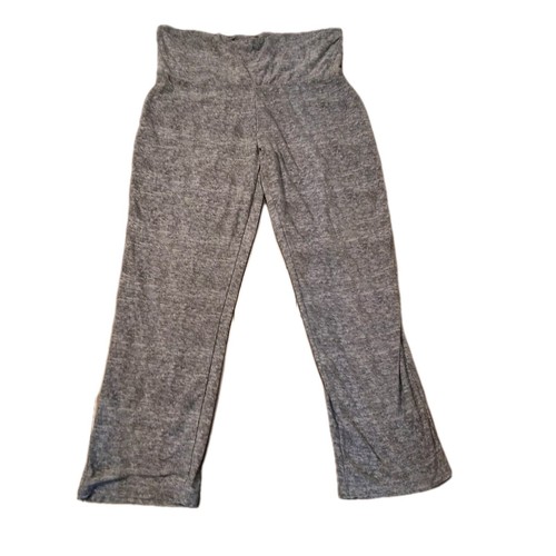 Bobbie Brooks Wide Leg Yoga Pants Comfy Stretch Legging Gray Womens Plus Size 2X