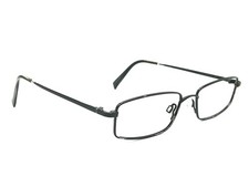 AUTOFLEX ULTRACLIP 402UC By Marchon Black Rectangular Metal Eyeglasses 53-17 140