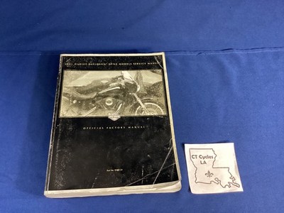 USED Harley-Davidson Service Manual 2001 DYNA Model 99481-01 #