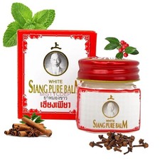 SiangPure Traditional Thai Pain Relief Harbal White Massage Balm 12gm