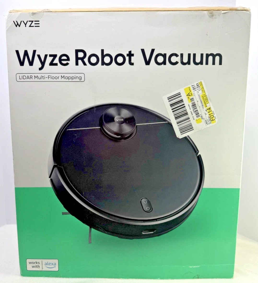 Wyze WVCR200S Robot Vacuum - Black with mapping brand new - **NEW**
Opens in a new window or tab