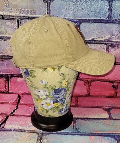 Walt Disney World Grumpy Hat Est 1937 Patch Khaki Adjustable Strap Mens Cap - Picture 3 of 4