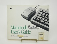 Vintage Apple Macintosh User's Guide for Performa Computers 1992 030-2665-A